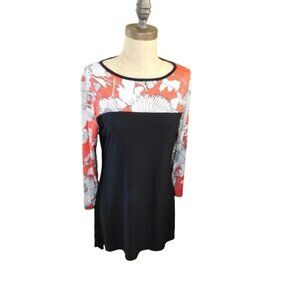 Cactus Size M Medium Bling Slinky Stretchy Tunic Style Blouse Top